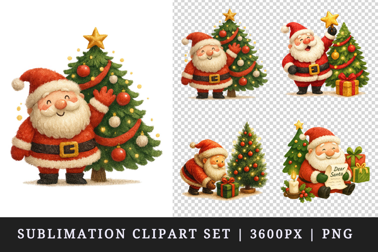 Christmas clipart printable sublimation design png