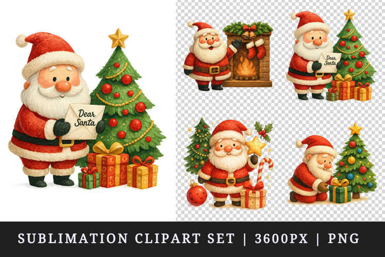 Christmas clipart printable sublimation design png