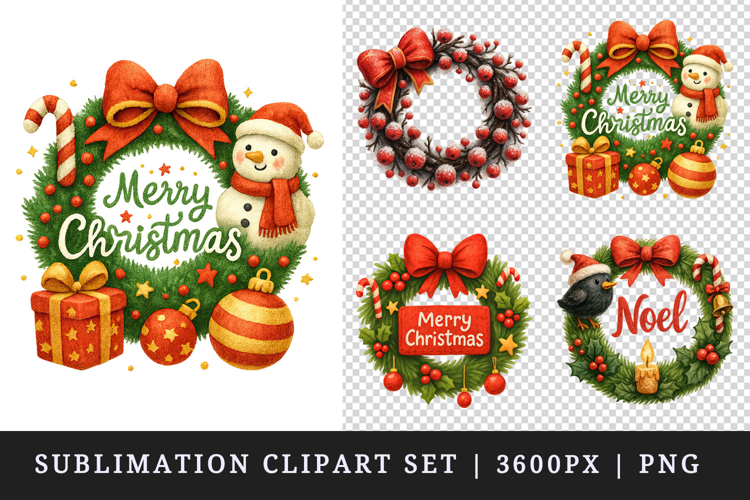 Christmas clipart printable sublimation design png