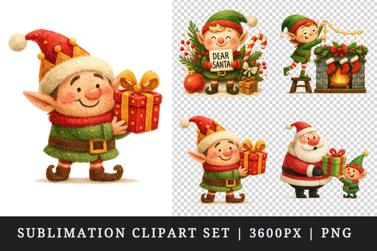 Christmas clipart printable sublimation design png