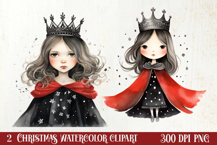 Christmas Hand Drawn Style Clipart, Christmas Clipart