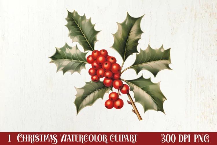 Christmas Hand Drawn Style Clipart, Christmas Clipart
