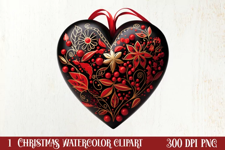 Christmas Hand Drawn Style Clipart, Christmas Clipart