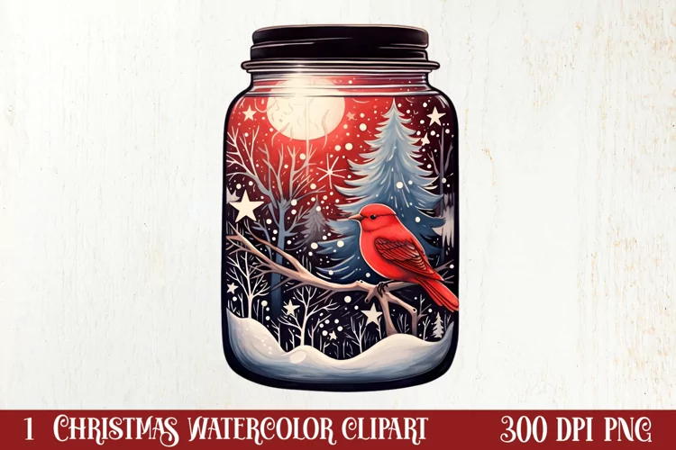 Christmas Hand Drawn Style Clipart, Christmas Clipart