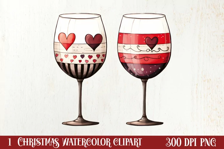 Christmas Hand Drawn Style Clipart, Christmas Clipart