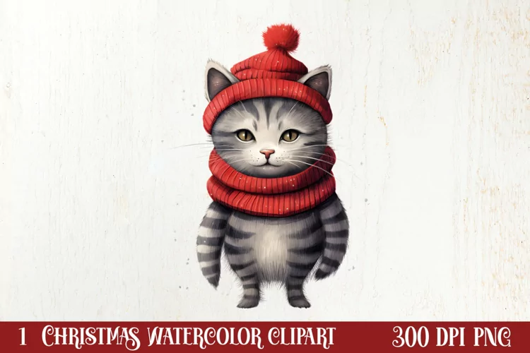 Christmas Hand Drawn Style Clipart, Christmas Clipart