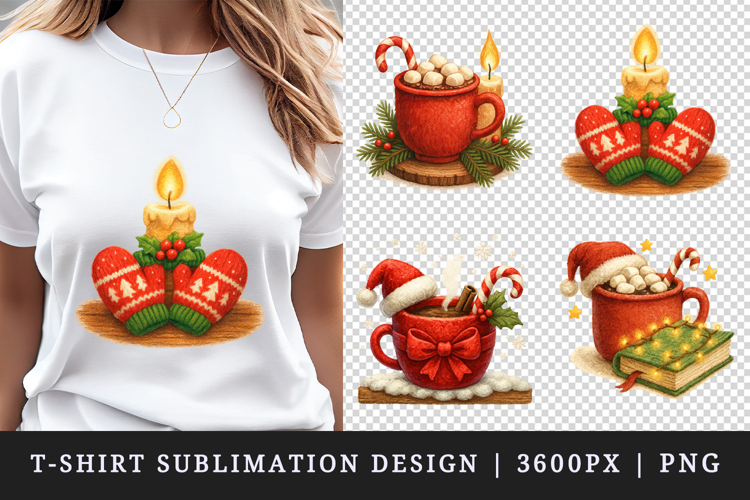 Christmas t-shirt printable sublimation design png