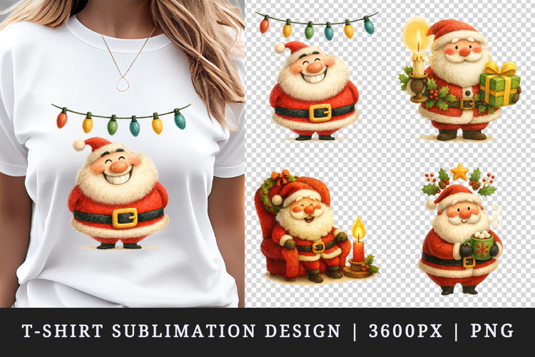 Christmas t-shirt printable sublimation design png