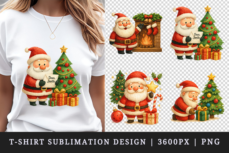 Christmas t-shirt printable sublimation design png