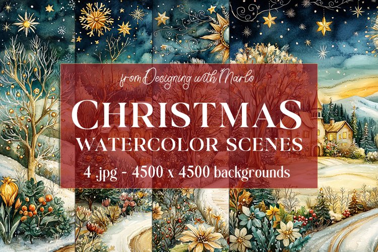 Christmas Scene Clipart Image 21