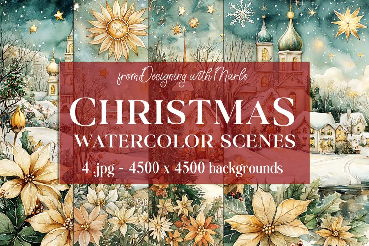 Christmas Scene Clipart Image 7