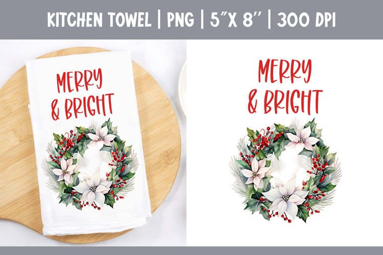 Christmas Wreath Clipart Image 14