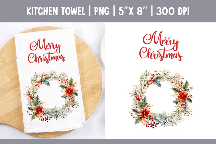 Christmas Wreath Clipart Image 8