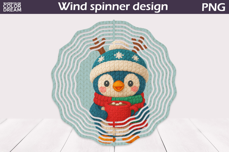 Christmas Wind Spinner | Penguin Wind Spinner