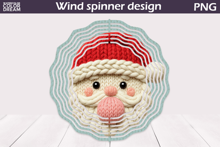 Christmas Wind Spinner | Santa Claus Wind Spinner