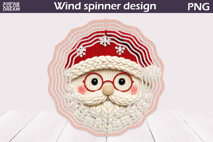 Christmas Wind Spinner | Santa Claus Wind Spinner