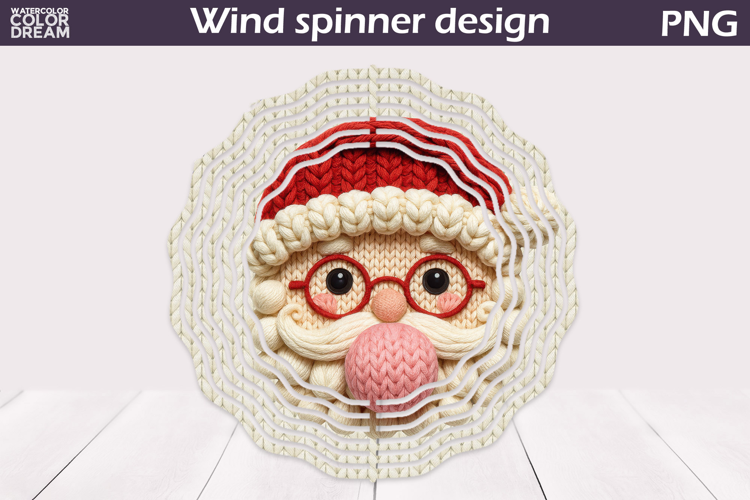 Christmas Wind Spinner | Santa Claus Wind Spinner