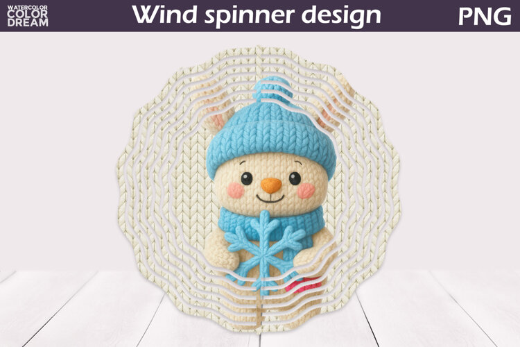 Christmas Wind Spinner | Bunny Wind Spinner example image 1