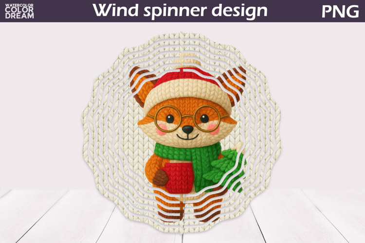 Christmas Wind Spinner | Fox Wind Spinner