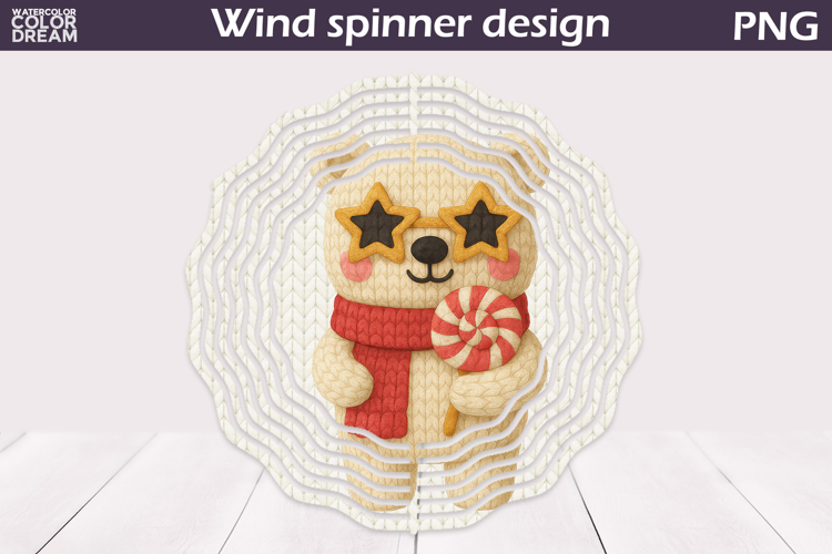 Christmas Wind Spinner | Polar Bear Wind Spinner