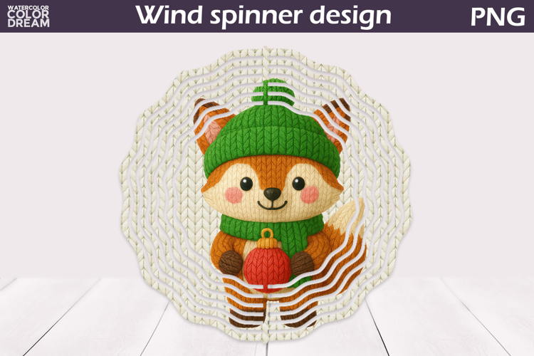 Christmas Wind Spinner | Fox Wind Spinner