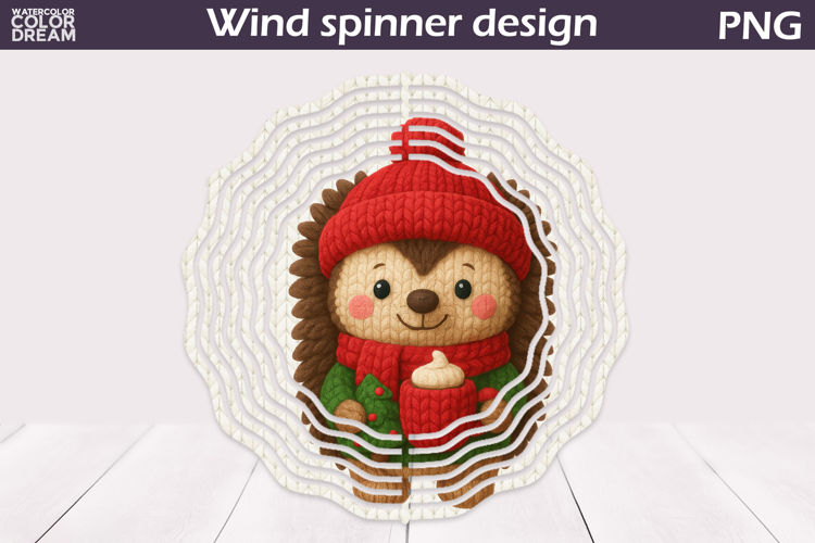 Christmas Wind Spinner | Hedgehog Wind Spinner