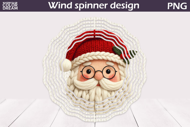 Christmas Wind Spinner | Santa Claus Wind Spinner