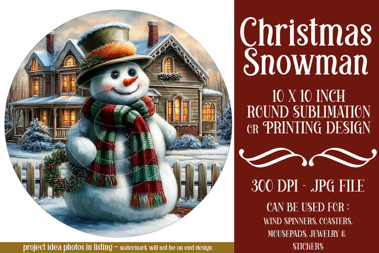 Snowman Sublimation Image 17