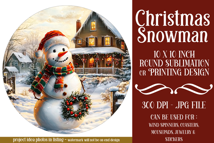 Snowman Sublimation Image 23