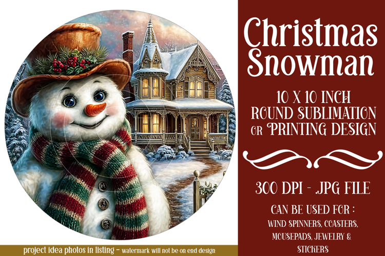 Snowman Sublimation Image 22
