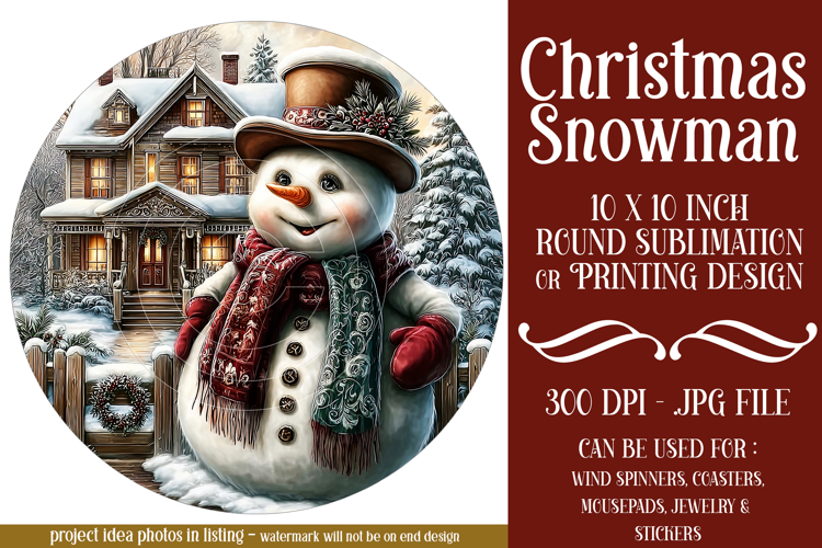 Snowman Sublimation Image 21