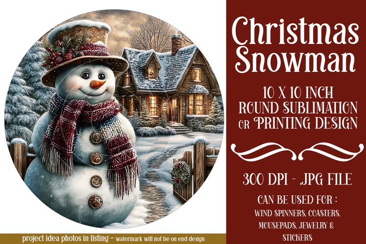 Snowman Sublimation Image 20