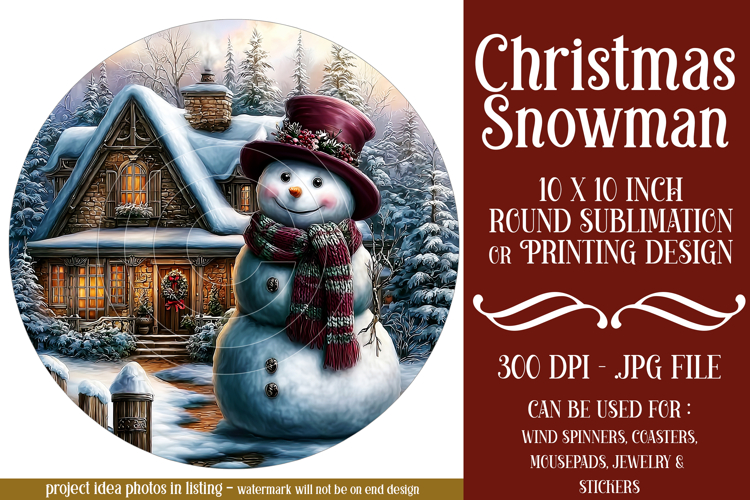 Snowman Sublimation Image 24