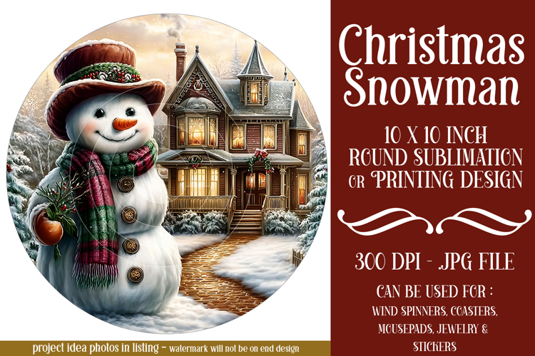 Snowman Sublimation Image 19