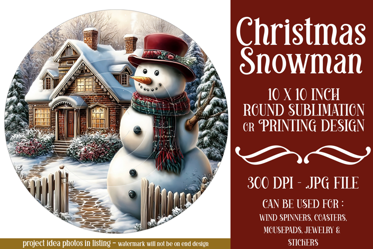 Snowman Sublimation Image 18
