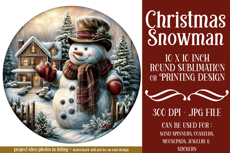 Snowman Sublimation Image 17