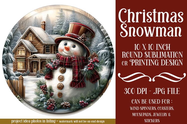 Snowman Sublimation Image 16