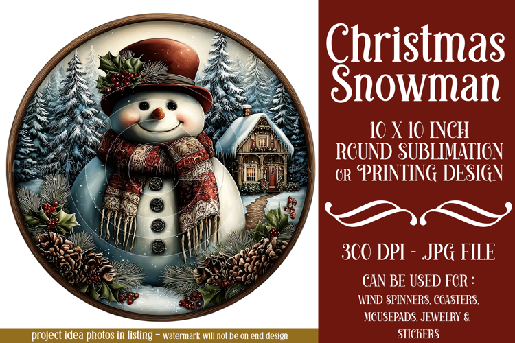 Snowman Sublimation Image 15