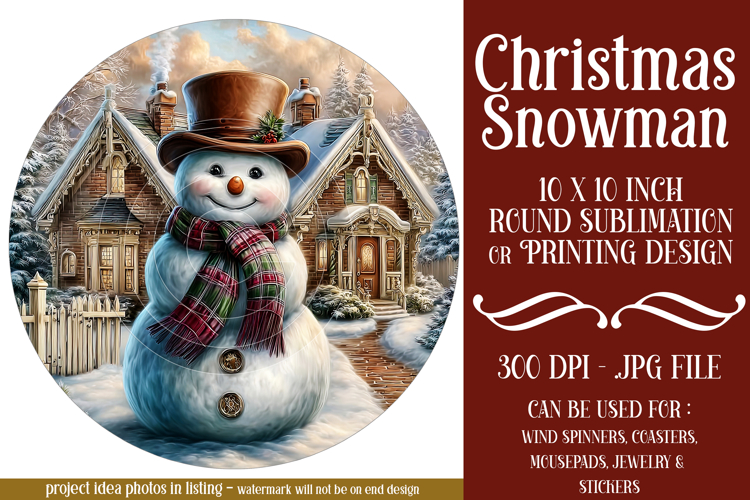 Snowman Sublimation Image 10