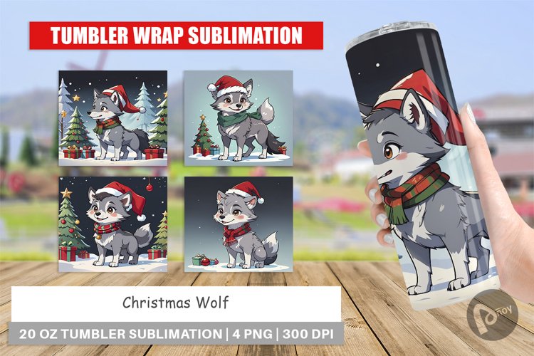 Christmas Tumbler Wrap Image 2