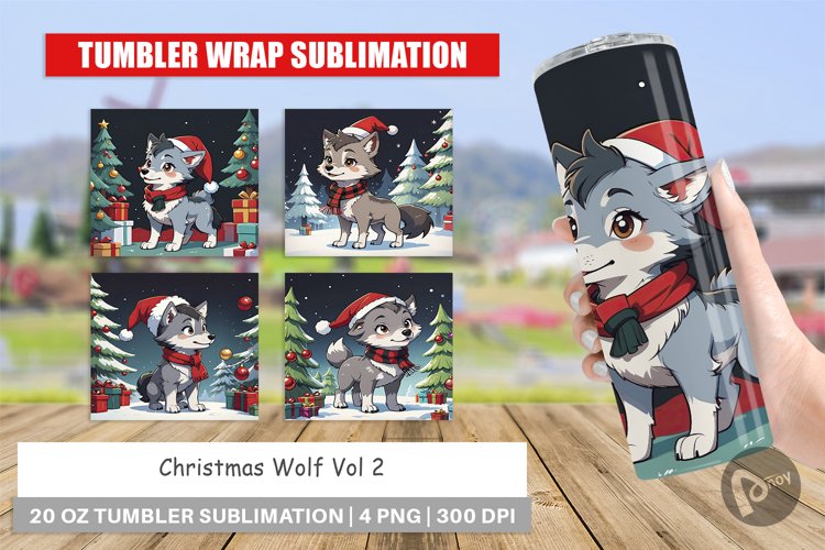 Christmas Tumbler Wrap Image 17