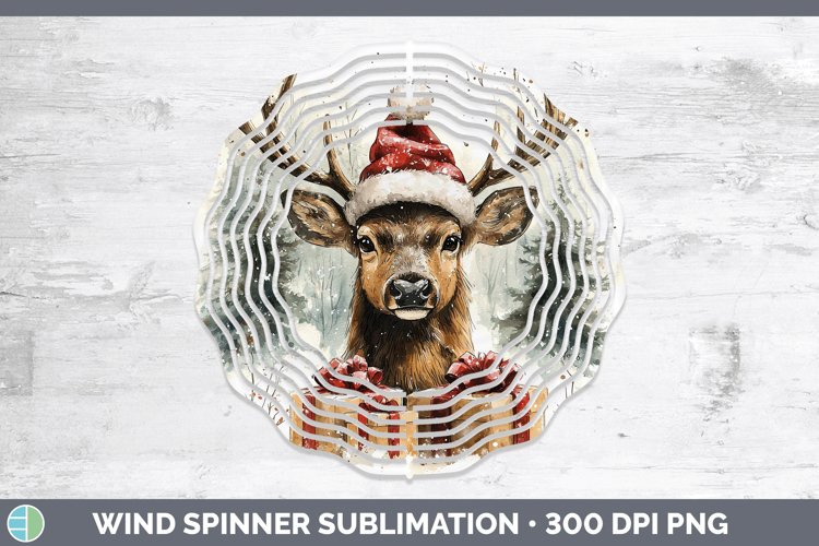 GorgeousChristmas Woodland Wind Spinner design.