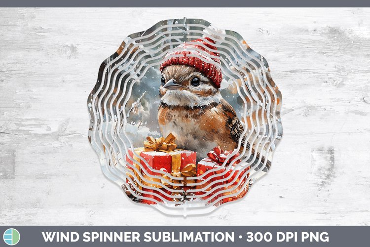 GorgeousChristmas Woodland Wind Spinner design.