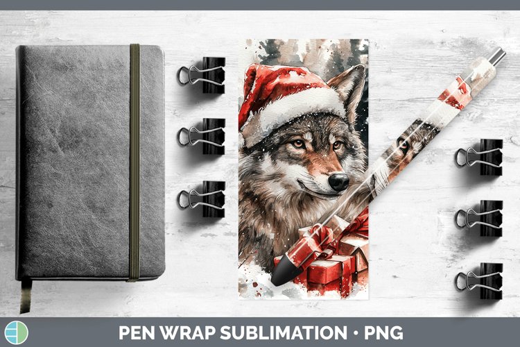 GorgeousChristmas Woodland Pen Wrap design.
