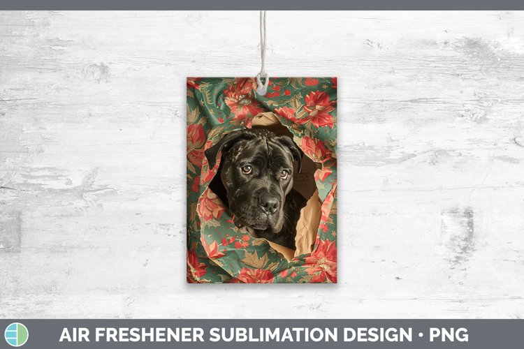 GorgeousChristmas Wrapping Dogs Air Freshener design.
