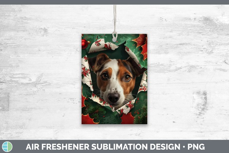 GorgeousChristmas Wrapping Dogs Air Freshener design.