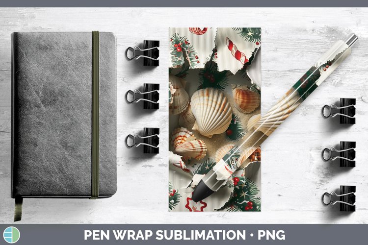 GorgeousChristmas Wrapping Pen Wrap design.