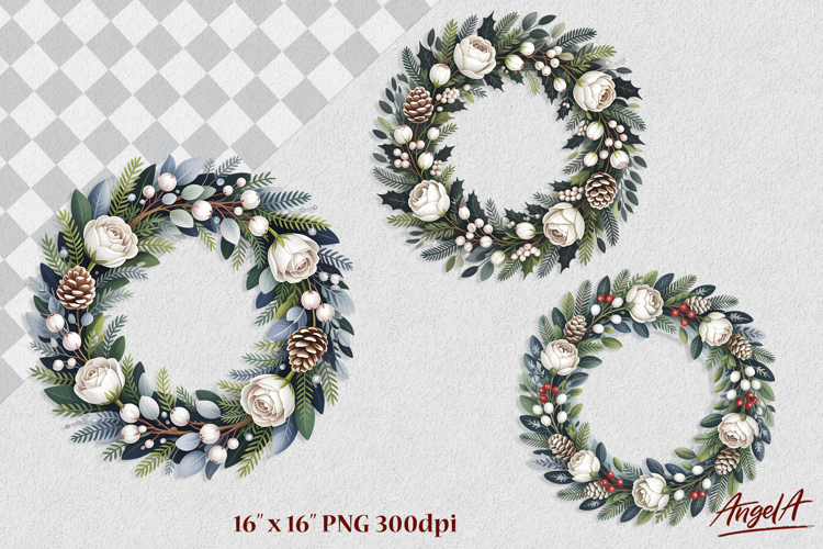 Floral Wreath Clipart