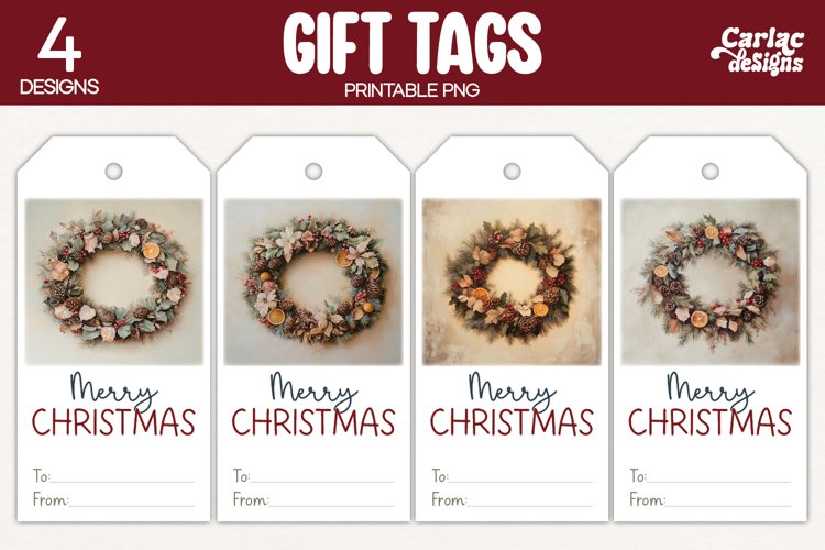 Christmas Wreath Clipart Image 15