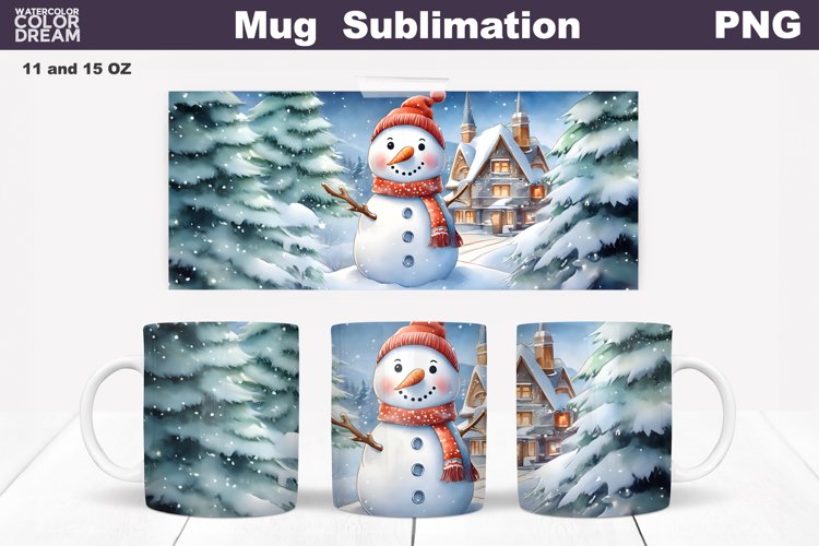 Snowman Sublimation Image 3